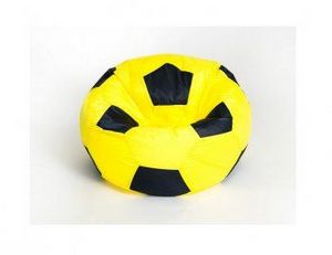 Кресло-мешок Мяч малый желто-черное в Югорске - yugorsk.ok-mebel.com | фото 1