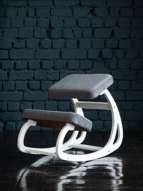 Балансирующий коленный стул Конёк Горбунёк (Белый) в Югорске - yugorsk.ok-mebel.com | фото 2