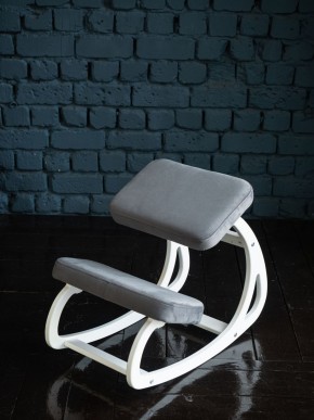 Балансирующий коленный стул Конёк Горбунёк (Белый) в Югорске - yugorsk.ok-mebel.com | фото 3