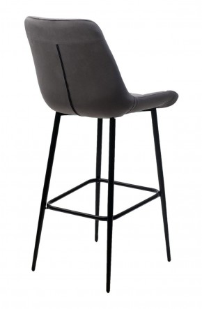 Барный стул ХОФМАН, цвет H-14 Серый, велюр / черный каркас М-City в Югорске - yugorsk.ok-mebel.com | фото 4