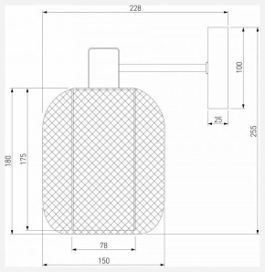 Бра Eurosvet Voile 30192/1 золото в Югорске - yugorsk.ok-mebel.com | фото 4
