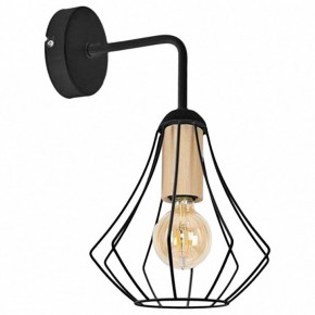 Бра Imex MD.9051 MD.9051-1-W-BK+WOOD в Югорске - yugorsk.ok-mebel.com | фото