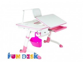 Парта-трансофрмер Amare Pink с выдвижным ящиком в Югорске - yugorsk.ok-mebel.com | фото 3