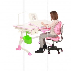 Парта-трансофрмер Amare Pink с выдвижным ящиком в Югорске - yugorsk.ok-mebel.com | фото 4