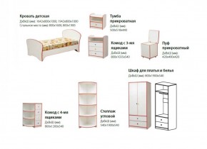 Набор мебели для детской Юниор-10 (с кроватью 800*1600) ЛДСП в Югорске - yugorsk.ok-mebel.com | фото 2