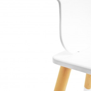 Детский комплект стол и стул «Корона» Rolti Baby (белый/береза, массив березы/мдф) в Югорске - yugorsk.ok-mebel.com | фото 2