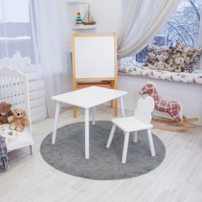 Детский комплект стол и стул «Облачко» Rolti Baby (белый/белый, массив березы/мдф) в Югорске - yugorsk.ok-mebel.com | фото 2