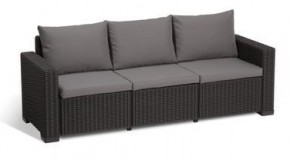 Диван Калифорния 3-х местный (California 3 Sofa), графит в Югорске - yugorsk.ok-mebel.com | фото 2