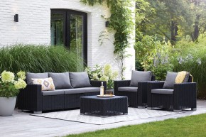 Диван Калифорния 3-х местный (California 3 Sofa), графит в Югорске - yugorsk.ok-mebel.com | фото 3