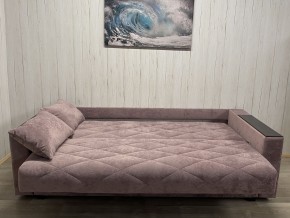 Диван Престиж-15 (НПБ+МДФ) велюр Sensey Elderberry в Югорске - yugorsk.ok-mebel.com | фото 3