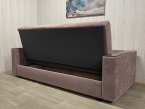 Диван Престиж-15 (НПБ+МДФ) велюр Sensey Elderberry в Югорске - yugorsk.ok-mebel.com | фото 5