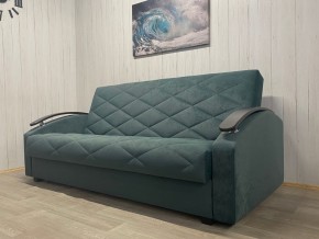 Диван Престиж-16 (НПБ+МДФ) велюр Sensey bottle green в Югорске - yugorsk.ok-mebel.com | фото 4