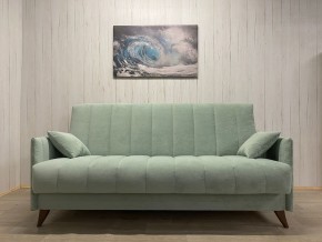 Диван Престиж-3 (НПБ) велюр Sensey mist green в Югорске - yugorsk.ok-mebel.com | фото