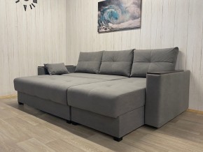 Диван угловой Комфорт-3 (НПБ+МДФ) велюр Galaxy Lite 26 в Югорске - yugorsk.ok-mebel.com | фото 3