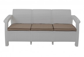 Диван Yalta Premium Sofa 3 Set (Ялта) белый (+подушки под спину) в Югорске - yugorsk.ok-mebel.com | фото 2