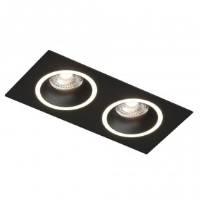 DK2062-BK Встраиваемый светильник, IP 20, до 15 Вт, GU10, LED, черный, алюминий в Югорске - yugorsk.ok-mebel.com | фото