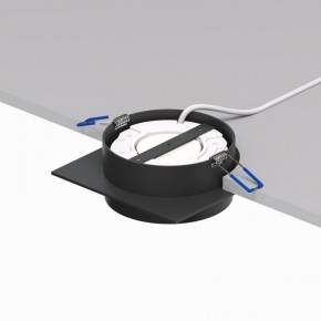 DK2091-BK Встраиваемый светильник FLAT, IP 20, до 15 Вт, GX53, LED, черный, алюминий в Югорске - yugorsk.ok-mebel.com | фото 4