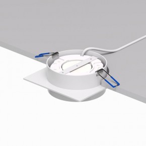 DK2091-WH Встраиваемый светильник FLAT, IP 20, до 15 Вт, GX53, LED, белый, алюминий в Югорске - yugorsk.ok-mebel.com | фото