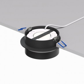 DK2100-BK Встраиваемый светильник NIKO, IP 20, до 15 Вт, GX53, LED, черный, акрил, алюминий в Югорске - yugorsk.ok-mebel.com | фото 4