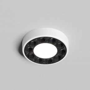 DK2440-WB Встраиваемый светильник DUAL 5+5 Вт, LED 4000K, IP 20, d90mm, белый/черный, алюминий/акрил в Югорске - yugorsk.ok-mebel.com | фото 2