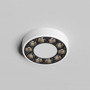 DK2440-WB Встраиваемый светильник DUAL 5+5 Вт, LED 4000K, IP 20, d90mm, белый/черный, алюминий/акрил в Югорске - yugorsk.ok-mebel.com | фото 3