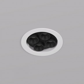 DK2510-WB Встраиваемый светильник SPACE со светодиодом d65 220V 8W 38° 4000К IP20 белый/черный алюминий в Югорске - yugorsk.ok-mebel.com | фото 2