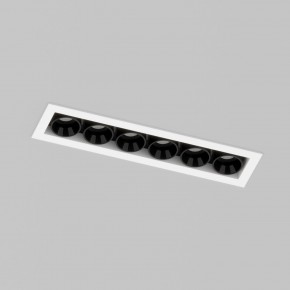 DK2514-WB Встраиваемый светильник SPACE со светодиодом L126mm 220V 10W 38° 4000К IP20 белый/черный алюминий в Югорске - yugorsk.ok-mebel.com | фото 2