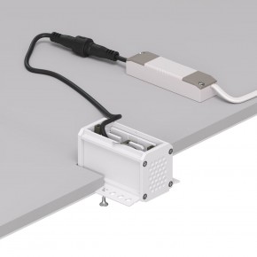 DK2530-WB Встраиваемый светильник SPACE со светодиодом под шпатлевку L69mm 220V 6W 38° 4000К IP20 белый/черный алюминий в Югорске - yugorsk.ok-mebel.com | фото 5
