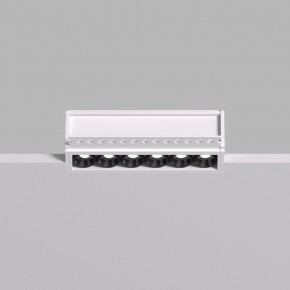 DK2531-WB Встраиваемый светильник SPACE со светодиодом под шпатлевку L126mm 220V 10W 38° 4000К IP20 белый/черный алюминий в Югорске - yugorsk.ok-mebel.com | фото 3