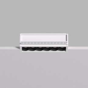 DK2531-WB Встраиваемый светильник SPACE со светодиодом под шпатлевку L126mm 220V 10W 38° 4000К IP20 белый/черный алюминий в Югорске - yugorsk.ok-mebel.com | фото 4
