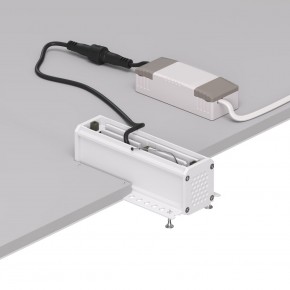 DK2531-WB Встраиваемый светильник SPACE со светодиодом под шпатлевку L126mm 220V 10W 38° 4000К IP20 белый/черный алюминий в Югорске - yugorsk.ok-mebel.com | фото 5