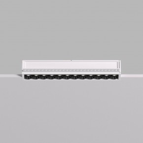 DK2532-WB Встраиваемый светильник SPACE со светодиодом под шпатлевку L240mm 220V 20W 38° 4000К IP20 белый/черный алюминий в Югорске - yugorsk.ok-mebel.com | фото 3