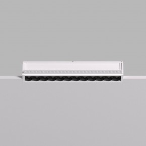 DK2532-WB Встраиваемый светильник SPACE со светодиодом под шпатлевку L240mm 220V 20W 38° 4000К IP20 белый/черный алюминий в Югорске - yugorsk.ok-mebel.com | фото 4
