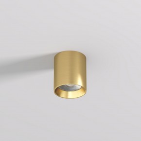 DK2610-SB Накладной светильник SHINE TUBE со светодиодом, D70*H80, IP20, 3000К, 10W, RA?90, сатинированная латунь, алюминий в Югорске - yugorsk.ok-mebel.com | фото 2