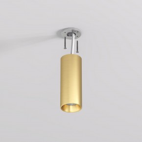 DK2615-SB Накладной светильник SHINE TUBE со светодиодом, D45*H115, IP20, 3000К, 7W, RA?90, сатинированная латунь, алюминий в Югорске - yugorsk.ok-mebel.com | фото 3