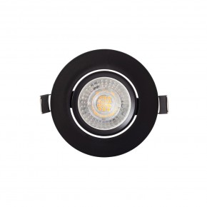 DK3020-BK Встраиваемый светильник, IP 20, 10 Вт, GU5.3, LED, черный, пластик в Югорске - yugorsk.ok-mebel.com | фото