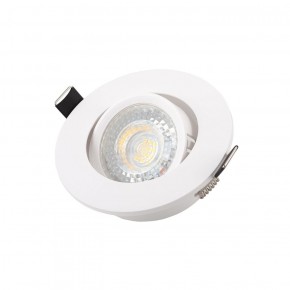 DK3020-WH Встраиваемый светильник, IP 20, 10 Вт, GU5.3, LED, белый, пластик в Югорске - yugorsk.ok-mebel.com | фото 3