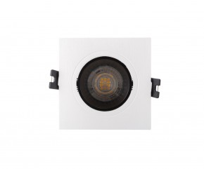 DK3021-WB Встраиваемый светильник, IP 20, 10 Вт, GU5.3, LED, белый/черный, пластик в Югорске - yugorsk.ok-mebel.com | фото 1
