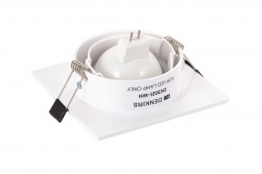 DK3021-WH Встраиваемый светильник, IP 20, 10 Вт, GU5.3, LED, белый, пластик в Югорске - yugorsk.ok-mebel.com | фото 4