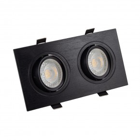 DK3022-BK Встраиваемый светильник, IP 20, 10 Вт, GU5.3, LED, черный, пластик в Югорске - yugorsk.ok-mebel.com | фото