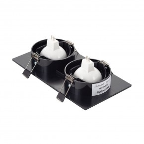 DK3022-BK Встраиваемый светильник, IP 20, 10 Вт, GU5.3, LED, черный, пластик в Югорске - yugorsk.ok-mebel.com | фото 3