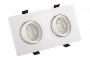 DK3022-WH Встраиваемый светильник, IP 20, 10 Вт, GU5.3, LED, белый, пластик в Югорске - yugorsk.ok-mebel.com | фото