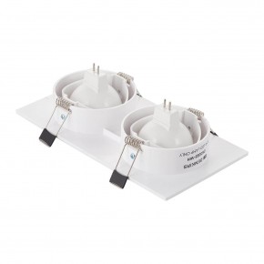 DK3022-WH Встраиваемый светильник, IP 20, 10 Вт, GU5.3, LED, белый, пластик в Югорске - yugorsk.ok-mebel.com | фото 3