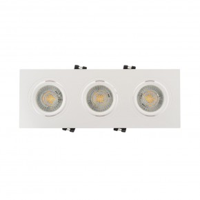 DK3023-WH Встраиваемый светильник, IP 20, 10 Вт, GU5.3, LED, белый, пластик в Югорске - yugorsk.ok-mebel.com | фото