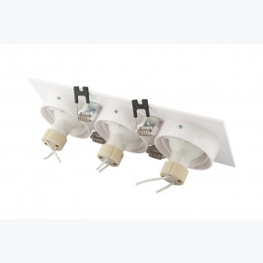 DK3023-WH Встраиваемый светильник, IP 20, 10 Вт, GU5.3, LED, белый, пластик в Югорске - yugorsk.ok-mebel.com | фото 4