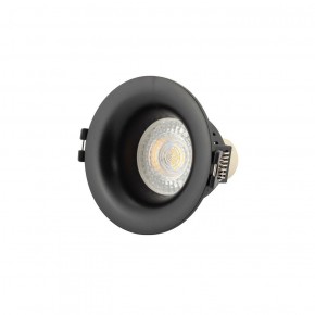 DK3024-BK Встраиваемый светильник, IP 20, 10 Вт, GU5.3, LED, черный, пластик в Югорске - yugorsk.ok-mebel.com | фото