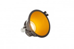 DK3026-BG Встраиваемый светильник, IP 20, 10 Вт, GU5.3, LED, черный/золотой, пластик в Югорске - yugorsk.ok-mebel.com | фото 3
