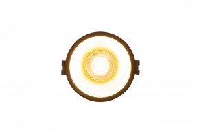 DK3026-BG Встраиваемый светильник, IP 20, 10 Вт, GU5.3, LED, черный/золотой, пластик в Югорске - yugorsk.ok-mebel.com | фото 2