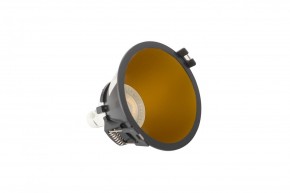 DK3026-BG Встраиваемый светильник, IP 20, 10 Вт, GU5.3, LED, черный/золотой, пластик в Югорске - yugorsk.ok-mebel.com | фото 4