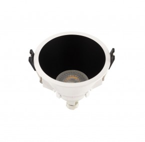 DK3026-WB Встраиваемый светильник, IP 20, 10 Вт, GU5.3, LED, белый/черный, пластик в Югорске - yugorsk.ok-mebel.com | фото 2